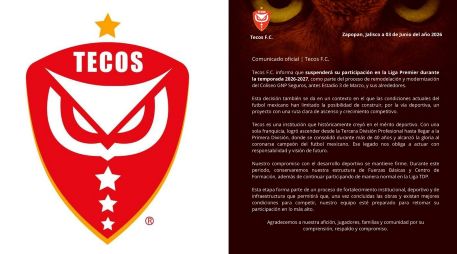 Los Tecos de la Universidad Autónoma de Guadalajara no participarán en la temporada 2026-2027 de la Liga Premier. X / @FCTecos