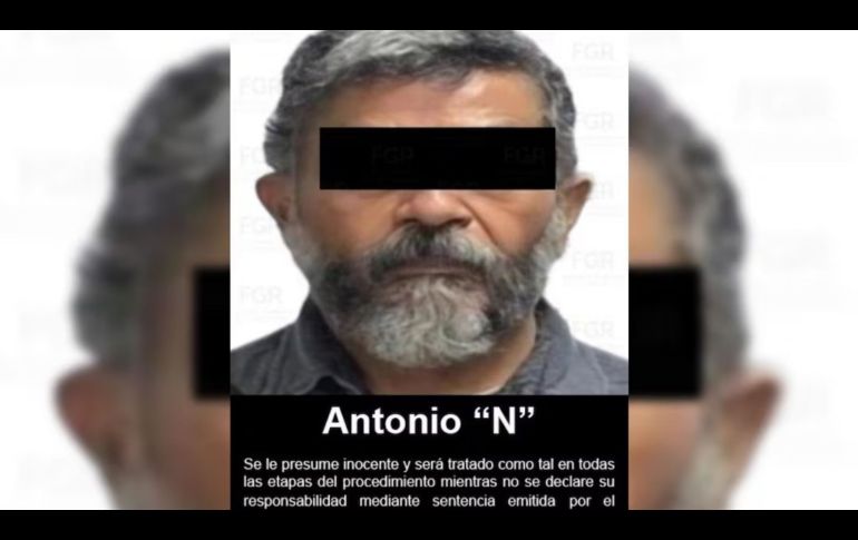 El arresto de Antonio Molina Díaz fue confirmado la tarde de este miércoles. ESPECIAL/FGR