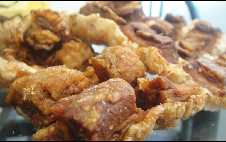 Expertos en nutrición informan que el chicharrón de cerdo aporta colágeno y ácido oleico. ESPECIAL