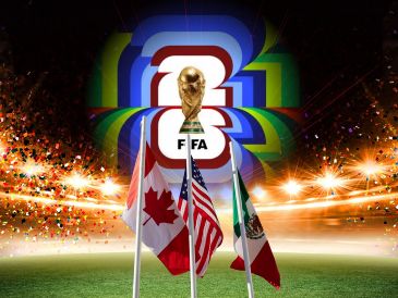 Para los organizadores, el trabajo conjunto de las tres naciones norteamericanas representa "una muy buena señal" para lograr "un Mundial pacífico". ESPECIAL / CANVA
