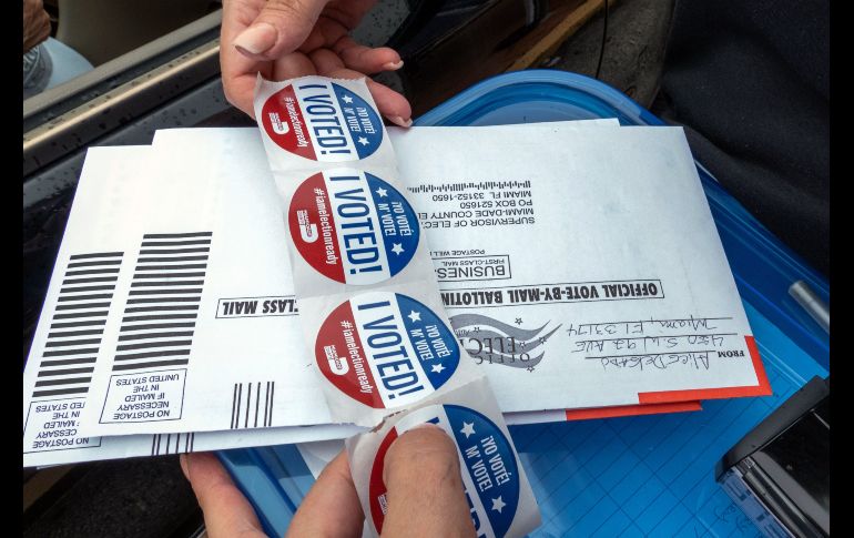 El voto por correo retrasa la entrega de los resultados finales del conteo y esto también irritó a Trup. EFE/ARCHIVO
