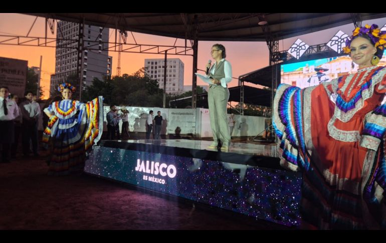 La secretaria de Turismo, Michelle Friedman, encabezó el evento de este jueves. EL INFORMADOR/J. Velazco