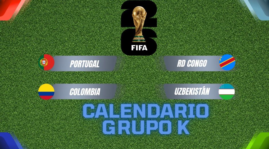 Revisa las fechas y horarios de cada encuentro para seguir de cerca el desempeño de las selecciones y no perderte ningún momento de esta fase de grupos del Mundial 2026.  ESPECIAL / CANVA