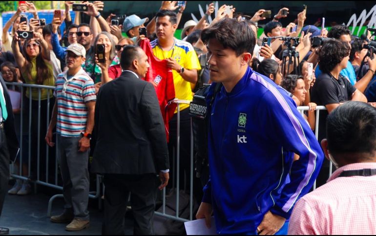 Este viernes, la Selección de Corea del Sur llegó a Guadalajara. EL INFORMADOR / A. NAVARRO