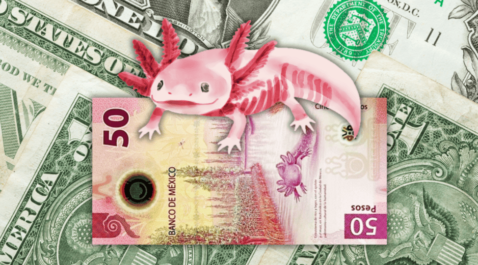 El peso mexicano cerró la jornada del viernes 5 de junio de 2026 con una depreciación significativa frente al dólar estadounidense. ESPECIAL / CANVA