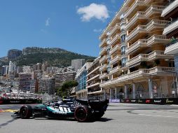 Kimi Antonelli, que no había podido meterse a los primeros tres lugares en las sesiones de práctica, paró el cronómetro en 1:12:051 en el circuito de Montecarlo. EFE / S. Nogier