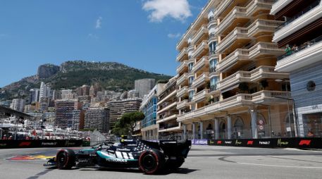Kimi Antonelli, que no había podido meterse a los primeros tres lugares en las sesiones de práctica, paró el cronómetro en 1:12:051 en el circuito de Montecarlo. EFE / S. Nogier