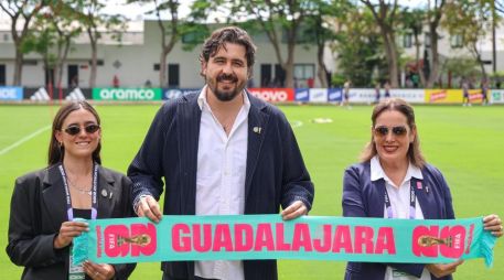Amaury Vergara dio la bienvenida a Corea del Sur en Verde Valle y destacó el legado que dejará el Mundial 2026 en Guadalajara. EL INFORMADOR/ A. NAVARRO.