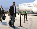 El contingente iraní arribó sobre las 5:00 horas local al Aeropuerto Internacional de Tijuana. EFE/J. Terríquez