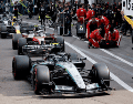 El piloto italiano de Mercedes Andrea Kimi Antonelli durante el Gran Premio de Fórmula 1 celebrado por las calles de Mónaco. EFE/EPA/S. Nogier