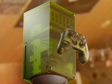 Xbox celebra sus 25 años con una espectacular consola de edición limitada inspirada en el diseño de la consola original. ESPECIAL/ XBOX.