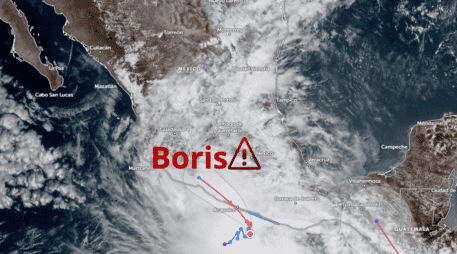 La interacción del ciclón con otros fenómenos meteorológicos provocará lluvias de diferentes intensidades a lo largo del país. ESPECIAL / ZOOM EARTH