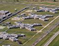 Foto aérea tomada el 9 de abril de 2025 en Winnfield, Luisiana, del Centro Correccional Winn, un lugar de detención del ICE. AP/ARCHIVO