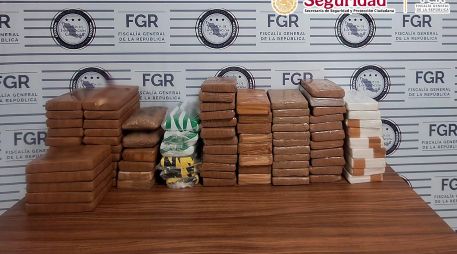 Fueron incautados 88 kilogramos de fentanilo. X / @GabSeguridadMX