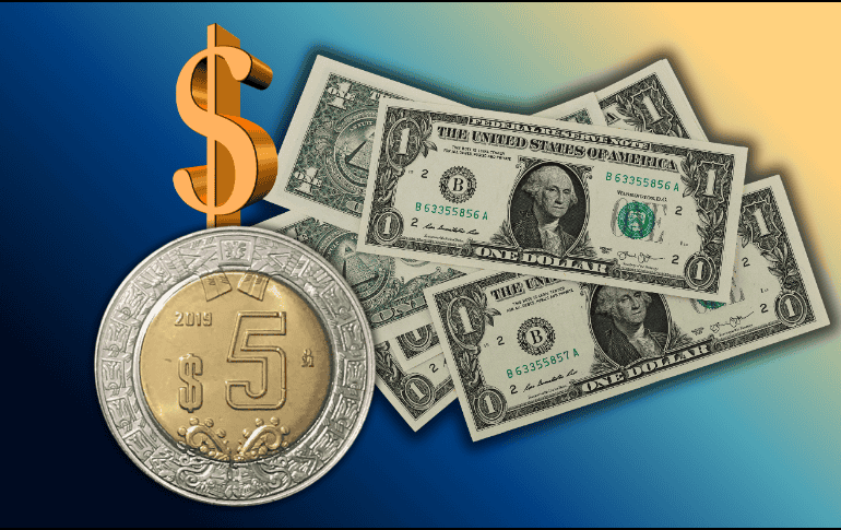 El peso mexicano registra una apreciación frente al dólar en el arranque de la jornada. ESPECIAL/Canva