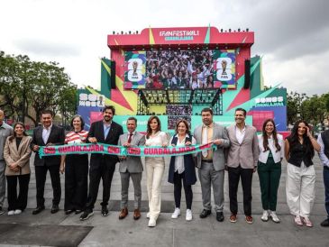 Autoridades realizaron un recorrido previo por la sede que transmitirá los partidos del torneo y contará con actividades para los asistentes. EL INFORMADOR/ A. NAVARRO.