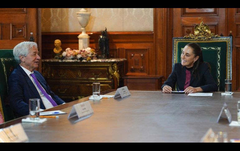 Sheinbaum identificó a J.P. Morgan como 