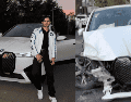 Aarón Mercury sufre aparatoso accidente automovilístico. ESPECIAL