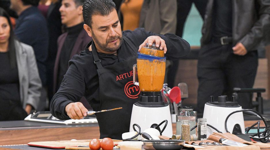 El concursante es captado durante el reto de eliminación. CORTESÍA