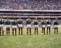 La Selección Mexicana antes de abrir el Mundial 86 frente a Bélgica. EL INFORMADOR/Archivo