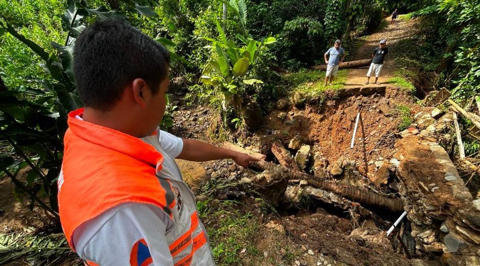 Las redes sociales de Protección Civil informaron que brigadas de auxilio se movilizaron a la zona. X/@pcivilchiapas