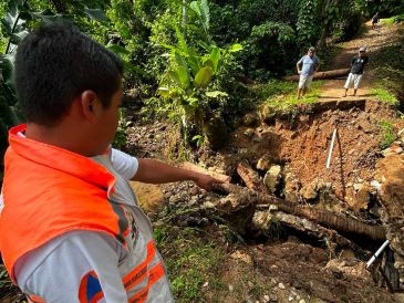 Las redes sociales de Protección Civil informaron que brigadas de auxilio se movilizaron a la zona. X/@pcivilchiapas