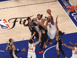 OG Anunoby apareció para anotar los dos puntos que le dieron la victoria a los Knicks. NEW YORK KNICKS