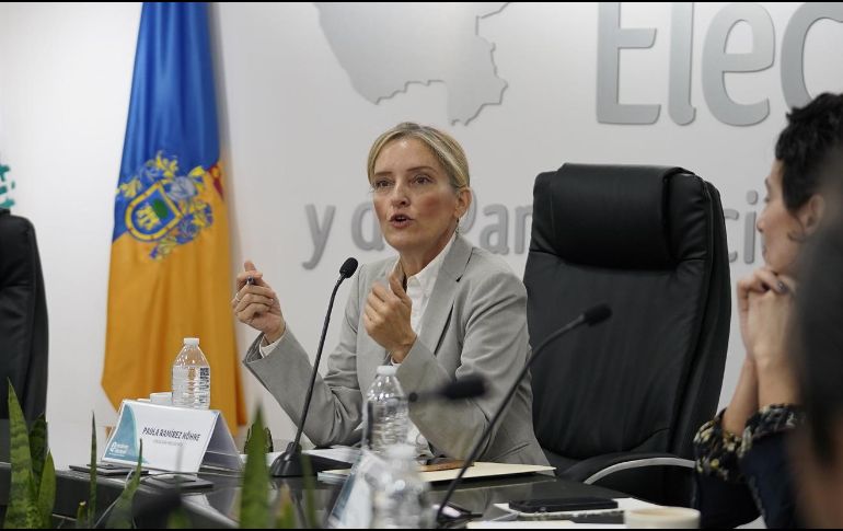 Hasta el momento, no hay información sobre quiénes son los perfiles que podrían estar supliendo a Paula Ramírez Höhne. ESPECIAL / IEPC Jalisco