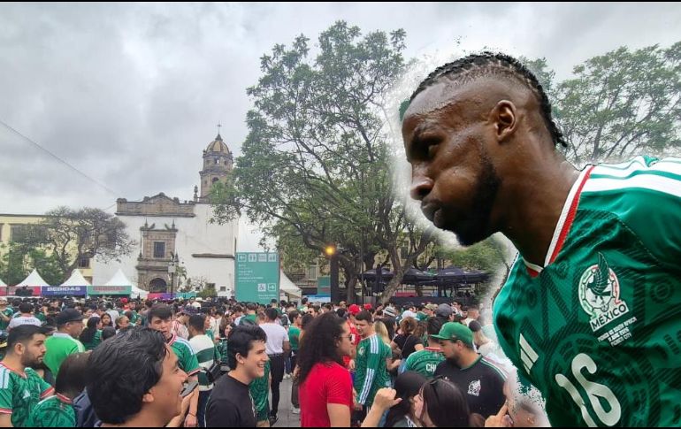 Así explotó el Fan Fest con la anotación de la Selección Mexicana. EL INFORMADOR / O. Gonzalez / EFE / Sáshenka Gutiérrez