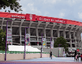 La emergencia ocurrió mientras miles de aficionados comenzaban a llegar al estadio para formar parte de la ceremonia inaugural y del primer encuentro de la justa mundialista. SUN/ARCHIVO