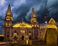 Los modelos meteorológicos actualizados por la Conagua indican que la probabilidad de lluvia para hoy en Guadalajar supera el 60 por ciento. ESPECIAL / CANVA