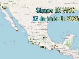 EN VIVO | Sismos en México | Viernes 12 de junio. ESPECIAL / SSN