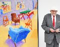 David Hockney en una exhibición en Londres. EFE / ARCHIVO