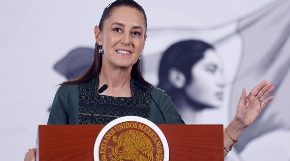 Sheinbaum también agregó los resultados en turismo al registrar récords históricos en el primer cuatrimestre de 2026. EFE/S. GUTIÉRREZ