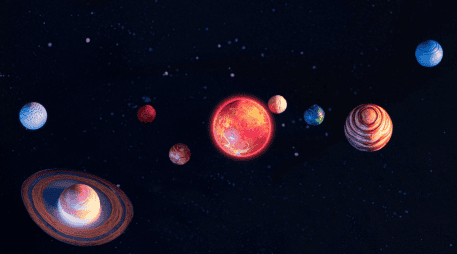 Aunque solo participan tres planetas, también es una de las alineaciones planetarias más fáciles de ver en 2026, porque los tres planetas se pueden observar a simple vista. CANVA
