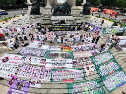 Familias buscadoras exigieron garantías para ejercer su derecho a la protesta y pidieron que ningún evento deportivo sea utilizado para invisibilizar la crisis de personas desaparecidas. EFE/ARCHIVO