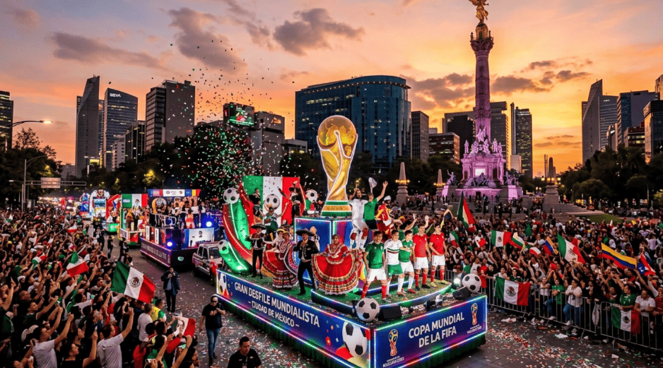 El Gran Desfile Mundialista llega en un momento de máxima euforia para los aficionados, justo después de la histórica inauguración del torneo el jueves 11 de junio. GEMINI AI