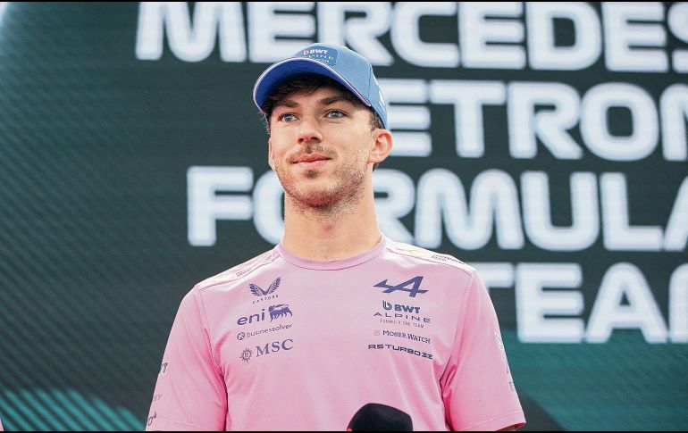 Pierre Gasly. La decisión representa el primer podio para Alpine desde 2024. AFP