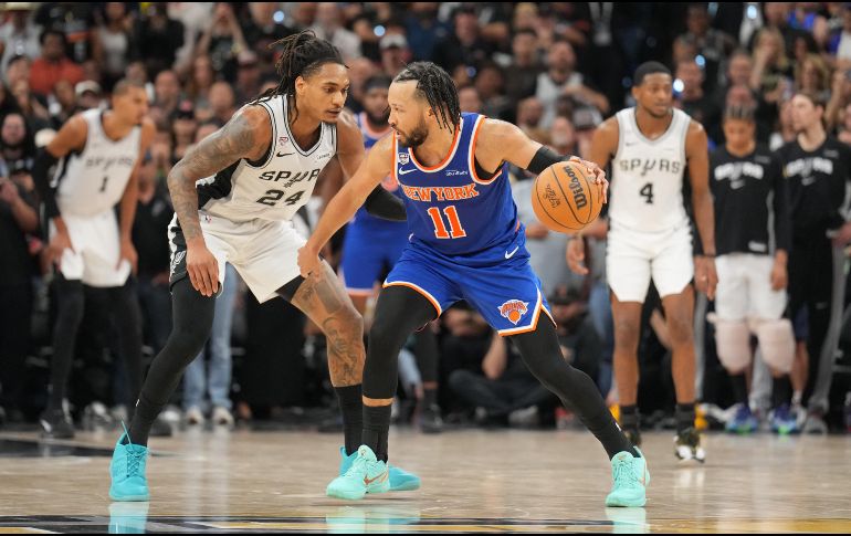 Jalen Brunson fue nombrado MVP de las Finales tras liderar a los Knicks al campeonato con un promedio de 32.6 puntos por partido. AFP.