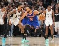 Jalen Brunson fue nombrado MVP de las Finales tras liderar a los Knicks al campeonato con un promedio de 32.6 puntos por partido. AFP.