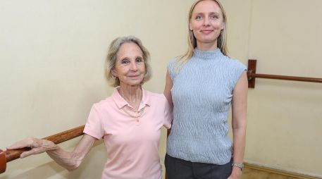 Doris Topete e Iryna Melnyk. Alistan una función de ballet en beneficio de Ucrania. EL INFORMADOR/A. Navarro