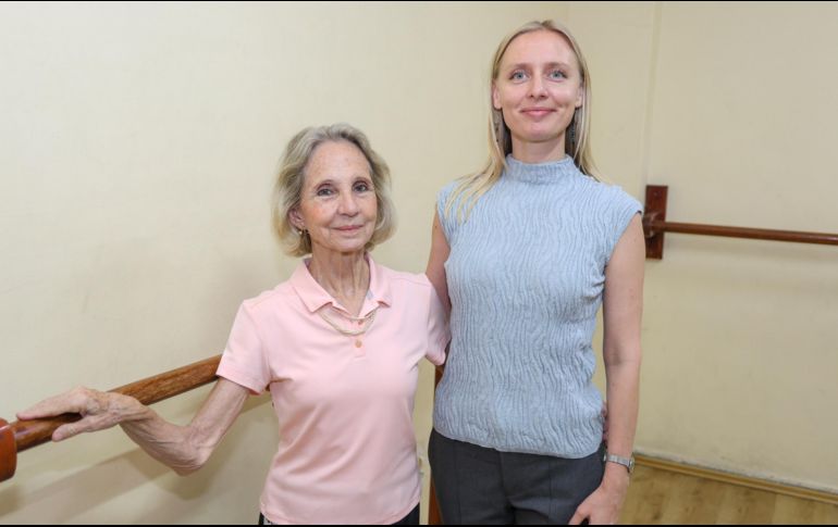 Doris Topete e Iryna Melnyk. Alistan una función de ballet en beneficio de Ucrania. EL INFORMADOR/A. Navarro