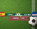 España intentará imponer su condición de favorito desde el arranque del torneo, mientras que Cabo Verde buscará hacer historia en el debut absoluto de su país en una Copa del Mundo. ESPECIAL / CANVA