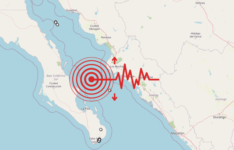 &nbsp;Sismo en Sinaloa. ESPECIAL / SSN