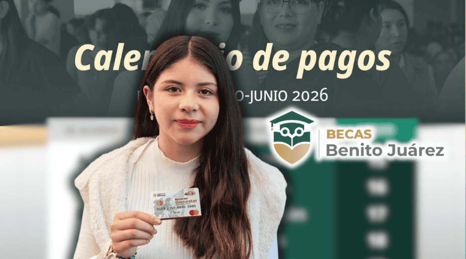 Conoce el Calendario de pagos de las Becas Benito Juárez de junio 2026. ESPECIAL/Banco del Bienestar