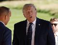 Trump afirmó que no considera necesaria una amplia ayuda extranjera para garantizar la seguridad del estrecho de Ormuz. EFE/Y. Valat
