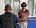 Ante estos hechos ocurridos en Tlaquepaque, el detenido que se identificó como Daniel "N", de 33 años. ESPECIAL/Policía de Tlaquepaque