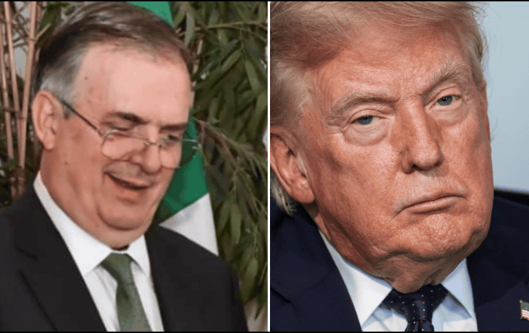Ebrard  dijo estar consciente de las declaraciones de Trump sobre el T-MEC pero insistió en que México presenta sus argumentos desde una lógica de cooperación y de beneficioX / @m_ebrard / EFE / L. MARIN