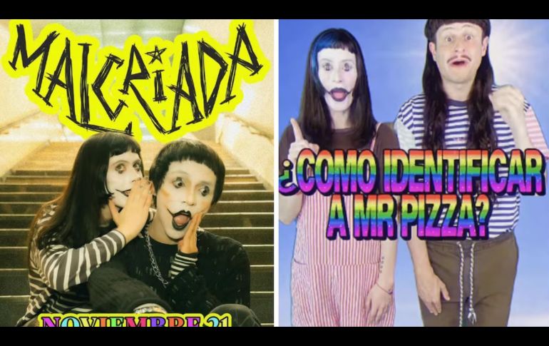 Oliver Tree alcanzó a aparecer en algunos videos cortos al lado de Malcriada. CAPTURA DE VIDEO