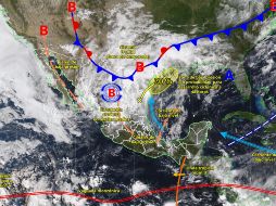 Lluvias torrenciales golpearán el noreste; prevén inundaciones y deslaves en varias regiones. ESPECIAL/ SMN.